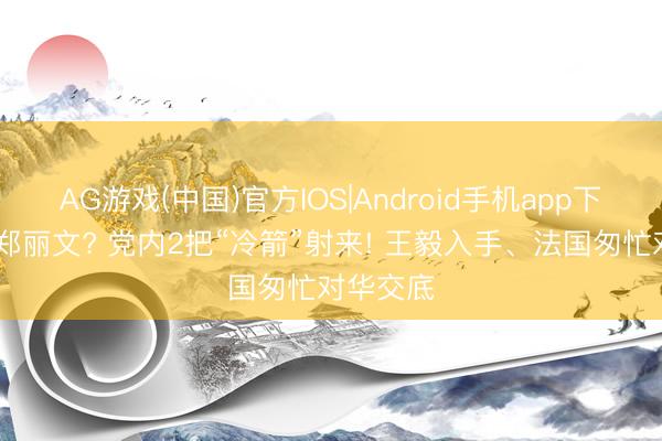 AG游戏(中国)官方IOS|Android手机app下载 背刺郑丽文? 党内2把“冷箭”射来! 王毅入手、法国匆忙对华交底
