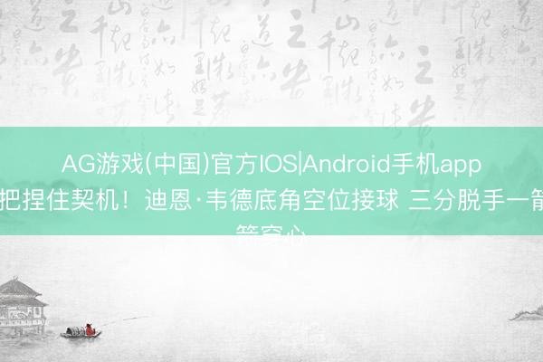 AG游戏(中国)官方IOS|Android手机app下载 把捏住契机！迪恩·韦德底角空位接球 三分脱手一箭穿心